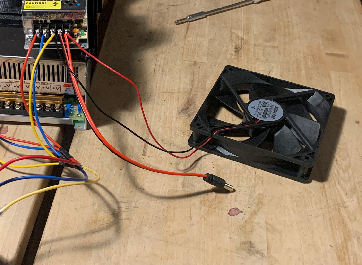 Step 3 - Connecting controller and Fan