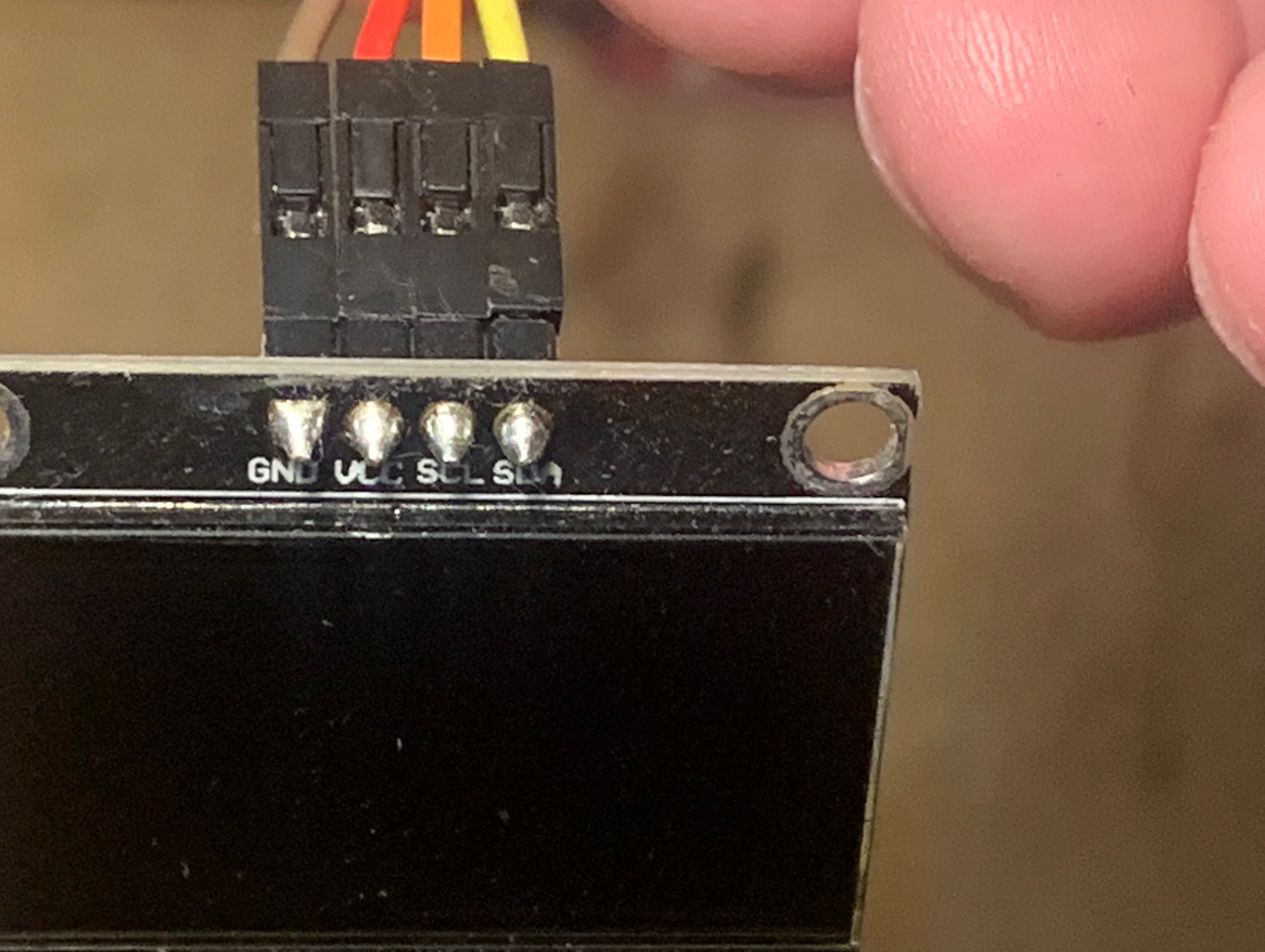 Step 4 - Connecting OLED Display